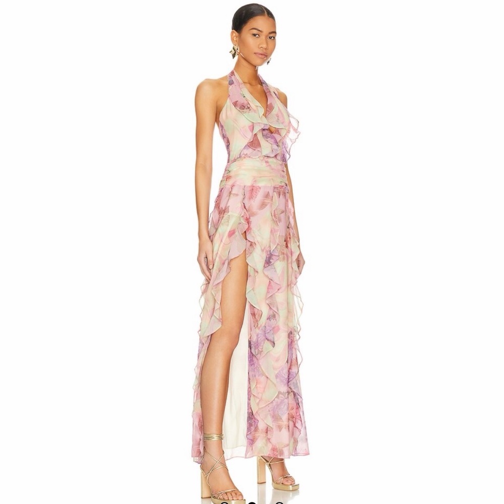 Nbd Pink Patchwork Maxi - image 2